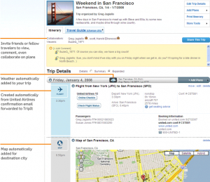 Create Your Wedding or Event Itineraries with Tripit