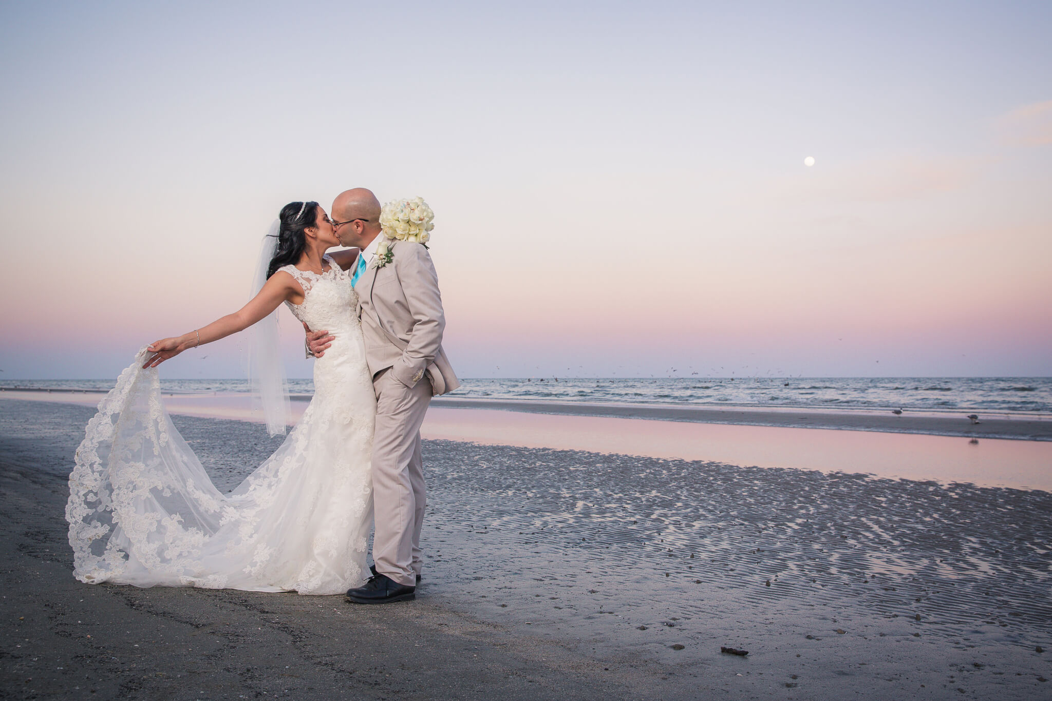A Precious Moment Galveston Beach Wedding