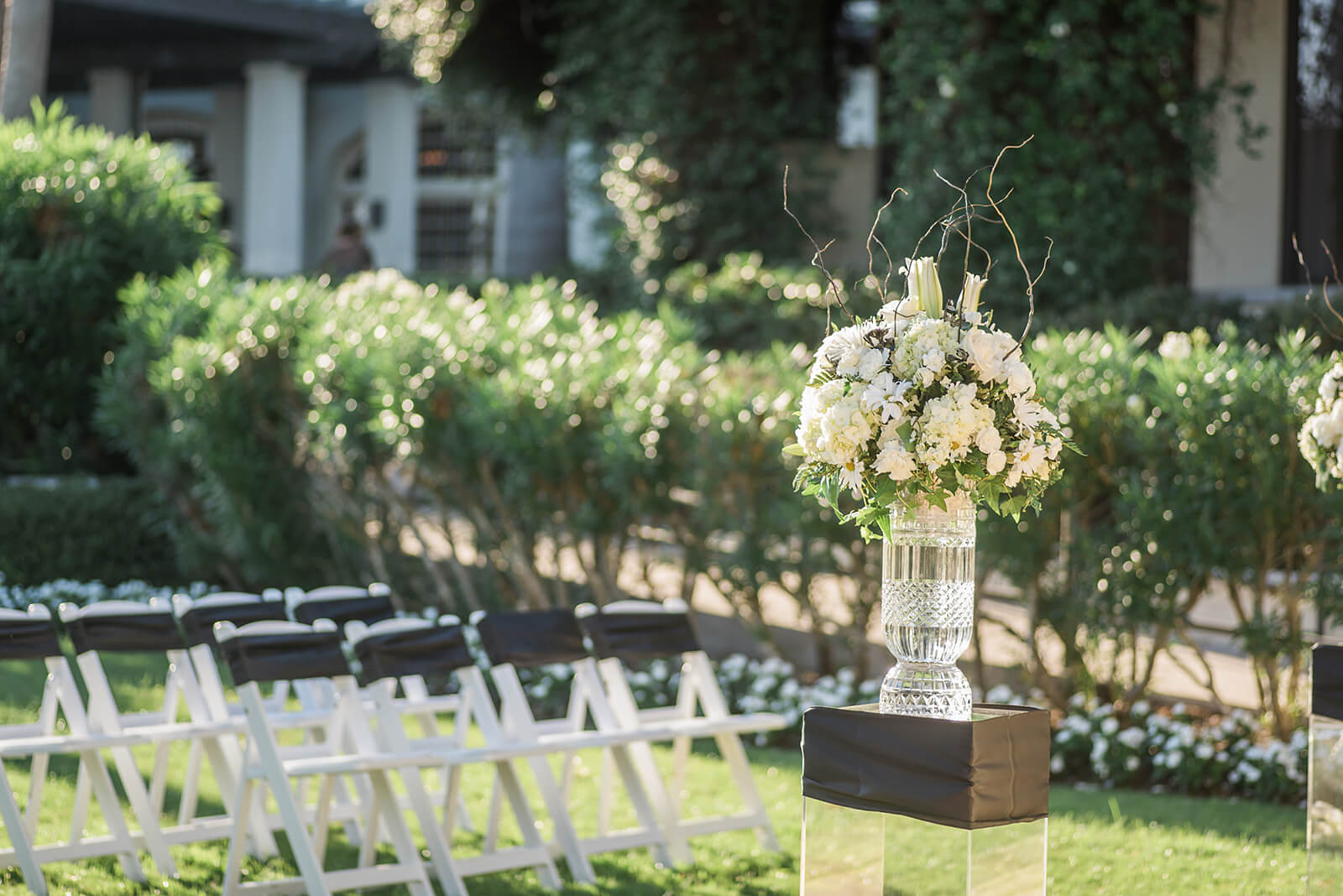 Galveston Intimate Wedding Setup – Oleander Garden Simplicity