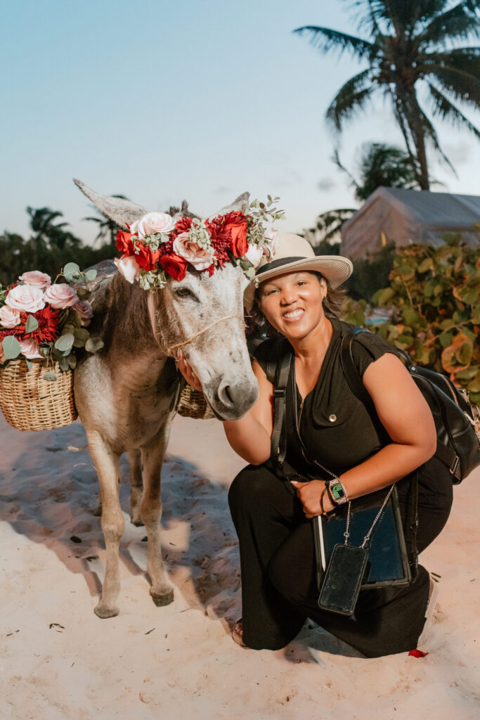 Precious Richardson, Houston destination wedding planner on location in Mexico